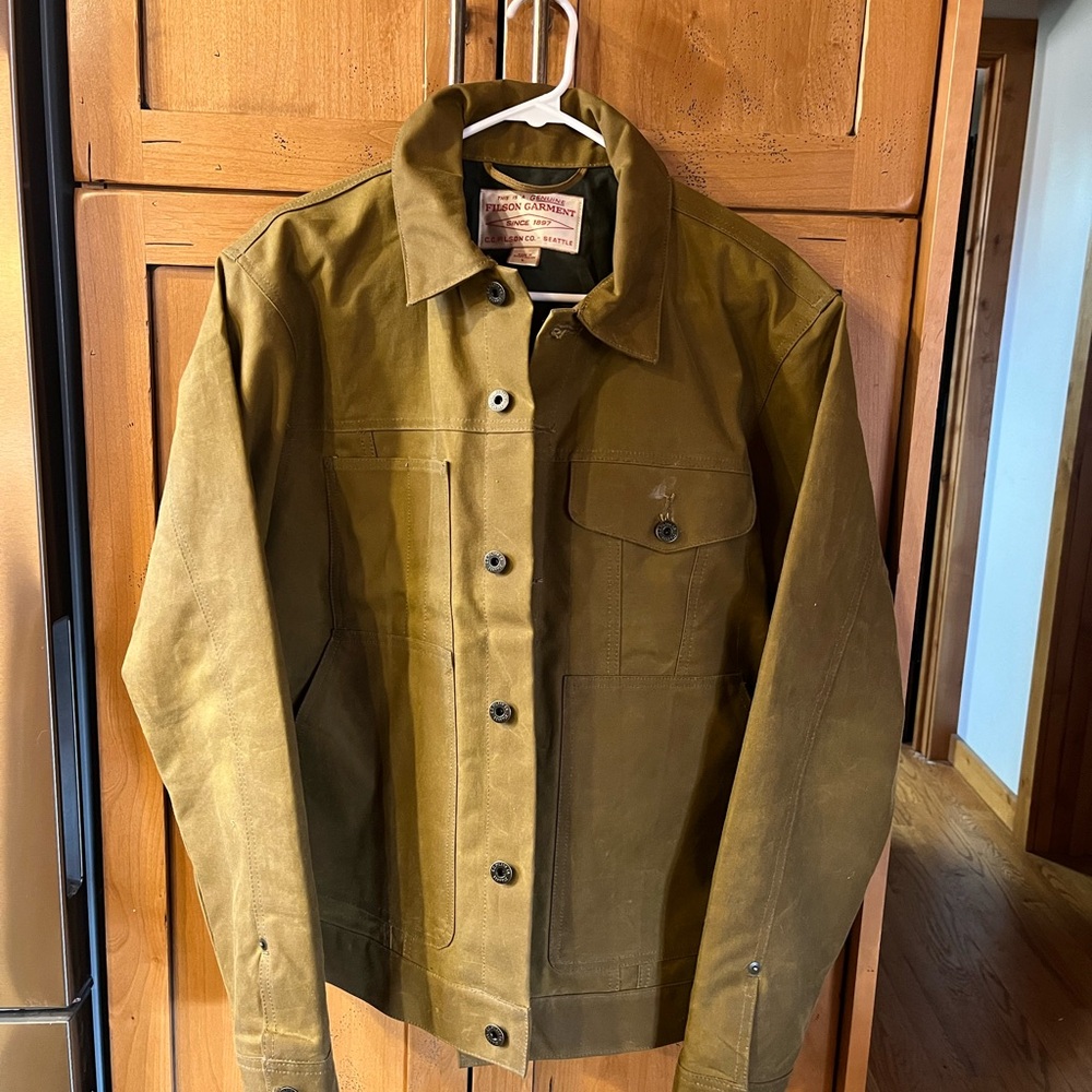 Filson Men’s Tin Cloth Short Lined Cruiser Jacket